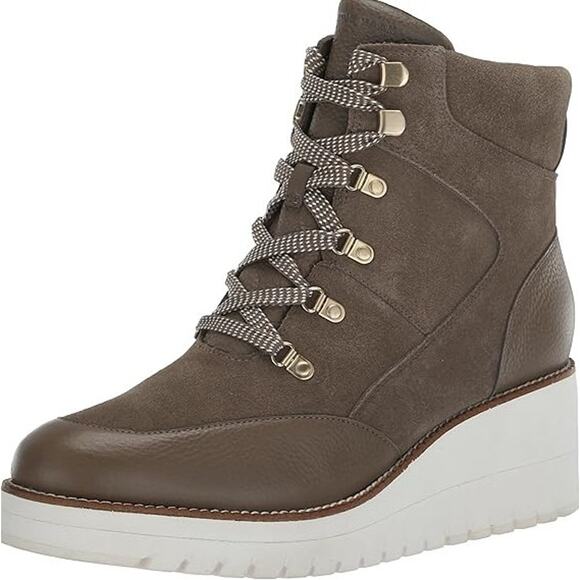 Cole Haan Women's Zerogrand City Wedge Hiker Booties Dark Grey Size 7.5 - Picture 2 of 6